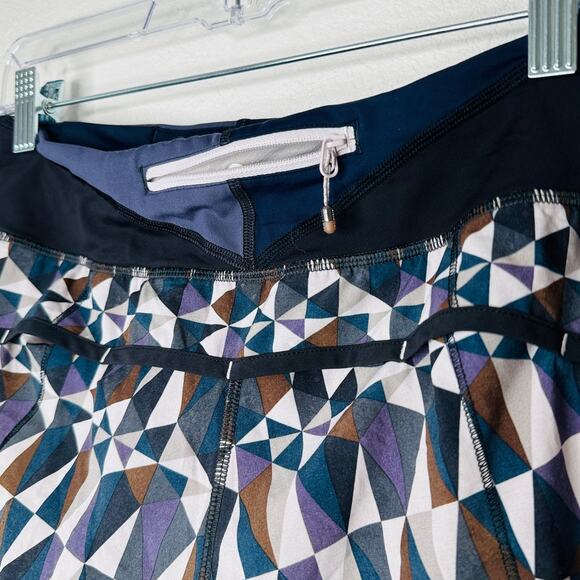 Lululemon Run Speed Shorts Stain Glass Love Neutral Blush Shorts 6 - Picture 6 of 10